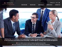 Tablet Screenshot of advisorykey.com